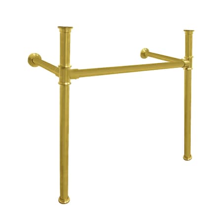 Fauceture VPB13687 Stainless Steel Console Sink Legs, Brushed Brass VPB13687